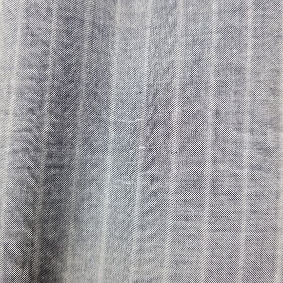 Burberry London Light Grey Cotton Stripe Long-Sleeve Button Up Shirt Size 17½-44 - Picture 11 of 11